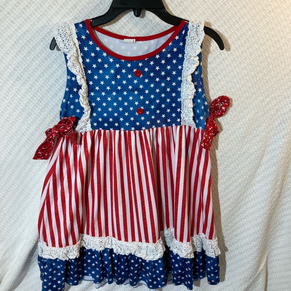 Patriotic Star and Stripe Dress
